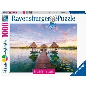 Ravensburger Puzzle Nádherné ostrovy - Tropický ráj 1000 dílků