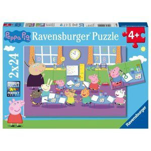 Ravensburger Puzzle - Prasátko Peppa 2x24 dílků