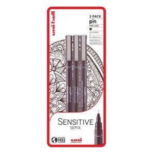 Uni Pin Sada linerů - Sensitive Sepia 3 ks
