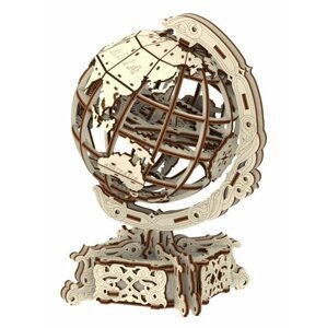 Wooden City Puzzle 3D Otočný Globus, dřevěné