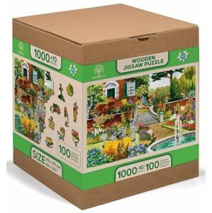Wooden City Puzzle Zahrada o páté 1010 dílků, dřevěné