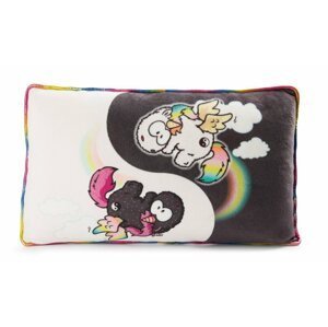 Plyšový polštářek Jednorožec Yin & Rainbow Yang - Noordi