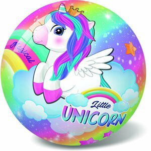 Míč Malý jednorožec/Little unicorn nafouknutý 23cm v síťce - Alltoys