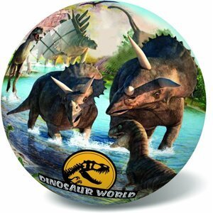 Míč Svět dinosaurů nafouknutý 14cm v síťce - Alltoys