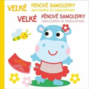 Velké pěnové samolepky - Hroch