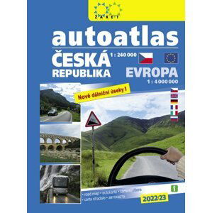 Autoatlas ČR + Evropa 1:240 000 (2022/23)