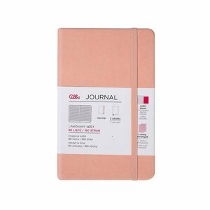 Albi Růžový střední journal zápisník - Albi