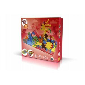 Stavebnice BLOK 4 Zoo plast 235ks v krabici 35x33x10cm - Teddies