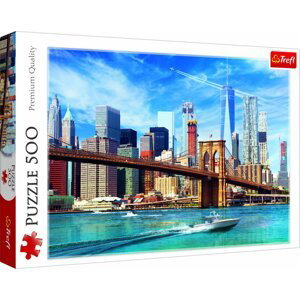 Puzzle Výhled na New York 500 dílků 58x34cm v krabici 40x26,5x4,5cm - Trigano