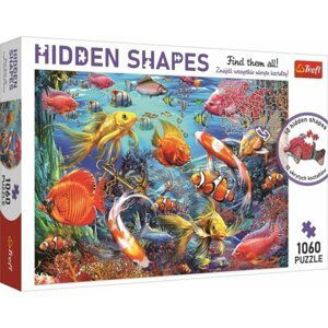 Trefl Puzzle Hidden Shapes - Podmořský život / 1060 dílků