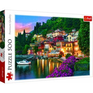 Trefl Puzzle Itálie Jezero Como / 500 dílků - Trefl