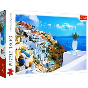 Trefl Puzzle Řecko Santorini 1500 dílků - Trigano