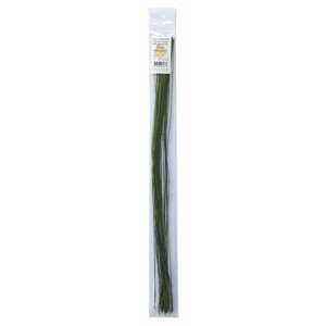 Leane floristický vázací drát délka 36cm - zelený 50ks