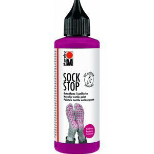 Marabu Sock Stop Protiskluzová barva - malinová 90ml