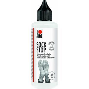 Marabu Sock Stop Protiskluzová barva - bílá 90ml