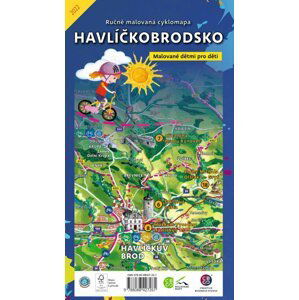 Havlíčkobrodsko dětem - Ručně malovaná cyklomapa