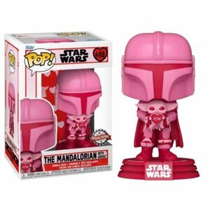 Funko POP Star Wars: Valentines - The Mandalorian with Grogu (exclusive limited edition)