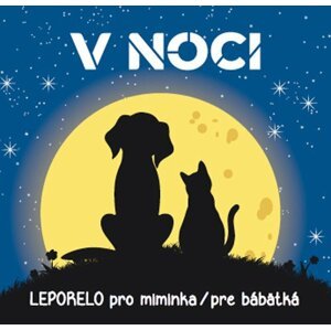 V noci - Leporelo pro miminka / pre bábetká