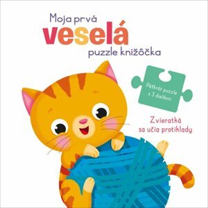 Moja prvá veselá puzzle knižôčka Zvieratká sa učia protiklady