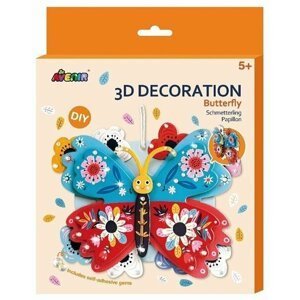 3D dekorace velká Motýl