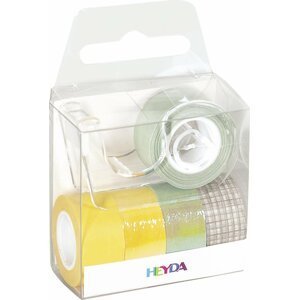 HEYDA Sada ozdobných lepicích pásek - žlutý mix