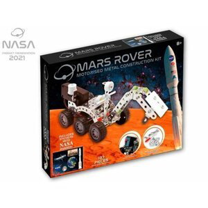 NASA vesmírné vozidlo kovové na baterie v krabičce