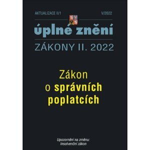 Aktualizace II/1 Zákon o správních poplatcích, Insolvenční zákon