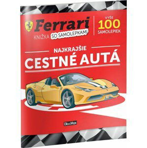 FERRARI, cestné autá – Kniha samolepiek