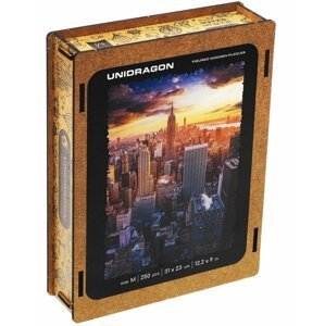Unidragon dřevěné puzzle - Ranní New York velikost M