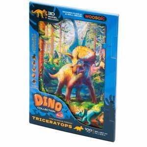 Unidragon dřevěné puzzle Dinosaurus -Triceratops - EPEE Unidragon