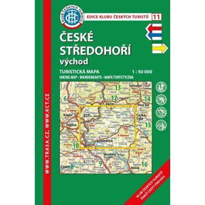 KČT 11 České středohoří - východ 1:50 000 / turistická mapa