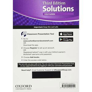 Solutions Intermediate Student´s Book + Workbook CPT Access Card, 3rd - autorů kolektiv