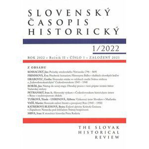 Slovenský časopis historický 1/2022