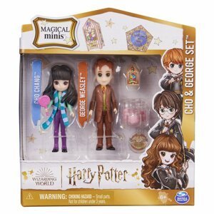 Harry Potter dvojbalení figurek s doplňky George a Cho - Spin Master P.lushes