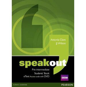 Speakout Pre-Intermediate Students´ Book eText Access Card with DVD - J. J. Wilson