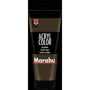 Marabu Acryl Color akrylová barva - tmavě hnědá 100 ml