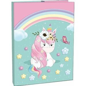Box na sešity A4 Rainbow Unicorn