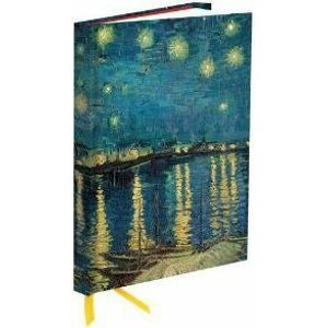 Zápisník Flame Tree Van Gogh Starry Night Over the Rhone