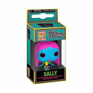 Funko POP Keychain: The Nightmare Before Christmas - Sally (BlackLight edition)