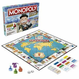 Monopoly cesta kolem světa cz verze - Hasbro Jurský Park