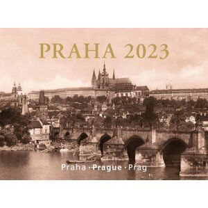 Kalendář 2023 Praha - Prague - Prag - nástěnný