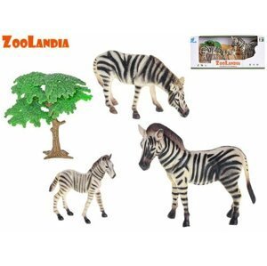 Zoolandia Zebra s mláďaty a doplňky