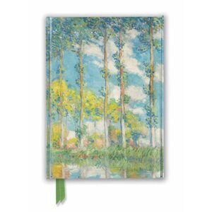 Zápisník Flame Tree. Claude Monet: The Poplars