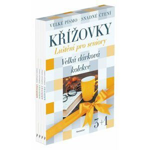 Křížovky - Luštění pro seniory BOX 3+1 - autorů kolektiv