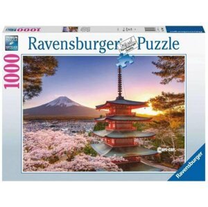 Ravensburger Puzzle Rozkvetlé třešně v Japonsku 1000 dílků
