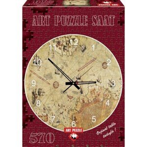Puzzle hodiny Mapa kapitána Reise 570 dílků