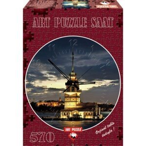 Puzzle hodiny Turecko Maiden´s Tower 570 dílků