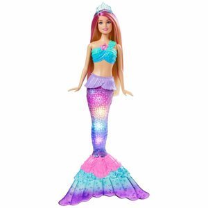 Barbie blikající mořská panna blondýnka - Mattel Disney