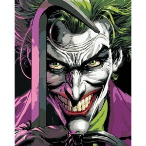 Malování podle čísel 40 x 50 cm Batman - Joker s páčidlem