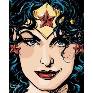 Malování podle čísel 40 x 50 cm Wonder Woman - PREBAL KOMIKSU